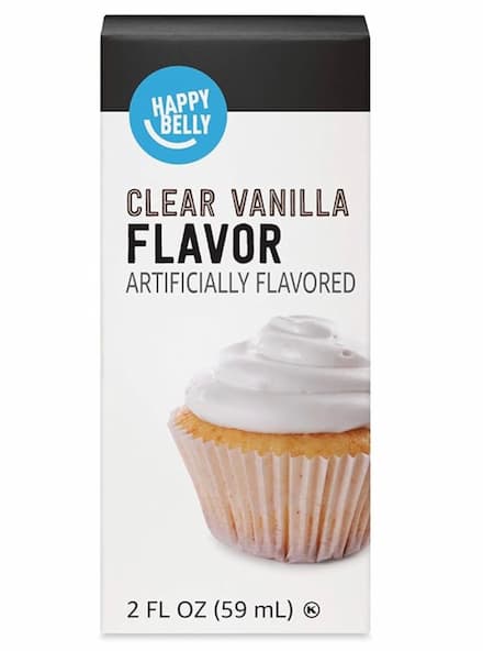 Amazon Brand - Happy Belly Clear Vanilla Flavor Extract, 2 fl oz